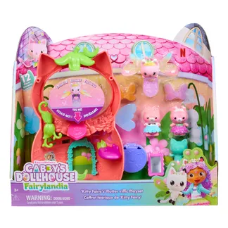 Gabby’s Dollhouse – Flutter Fairy Spielset mit Ring und 12 Teilen Gabby’s Dollhouse – Flutter Fairy Spielset mit Ring und 12 Teilen
