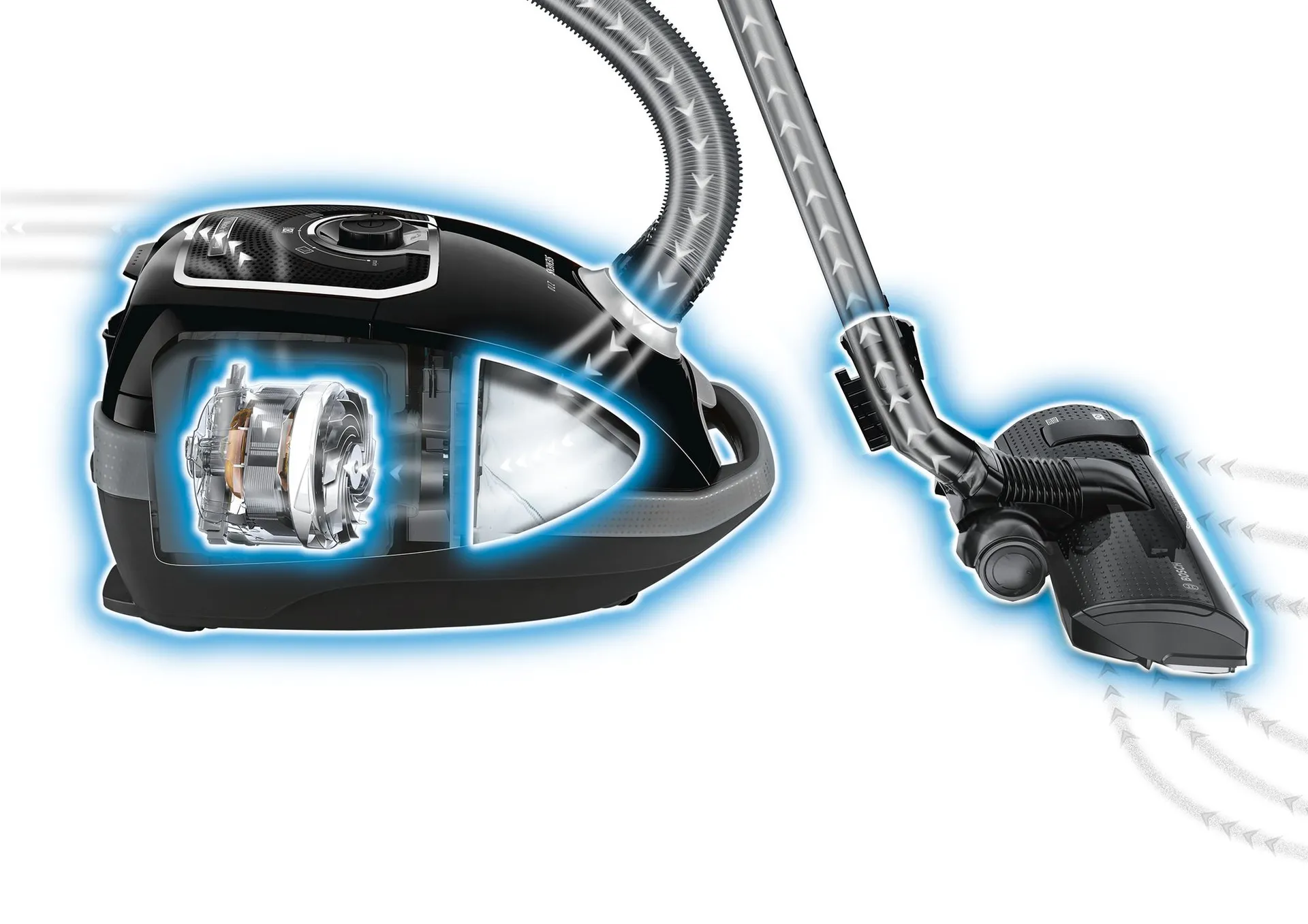 Siemens VSZ7442S Staubsauger Zylinder-Vakuum Trocken 650 W Staubbeutel – Bild 4