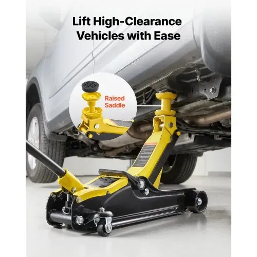 VEVOR Hydraulischer Rangierwagenheber 2,5 t Tragkraft, Wagenheber aus Stahl mit Einkolben-Schnellhubpumpe & Erhöhter Sattelauflage, Autoheber für SUVs, 85–320 mm Hubbereich, Rennwagenheber VEVOR Hydraulischer Rangierwagenheber 2,5 t Tragkraft, Wagenheber aus Stahl mit Einkolben-Schnellhubpumpe & Erhöhter Sattelauflage, Autoheber für SUVs, 85–320 mm Hubbereich, Rennwagenheber