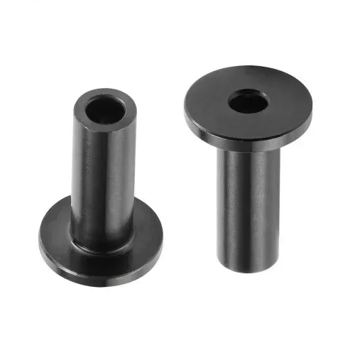 VEVOR 101 Stück T316-Edelstahl-Schutzhüllen für 1/8 Zoll Drahtseil-Kabelgeländer, DIY-Balustrade T316 in Marinequalität, mit einem kostenlosen Bohrer, schwarz – Bild 9