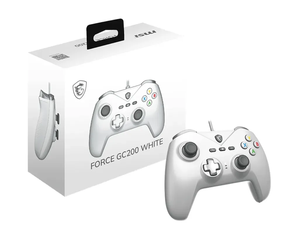 MSI FORCE GC200 WHITE Gaming-Controller Weiß USB Gamepad Analog / Digital Android, PC – Bild 5