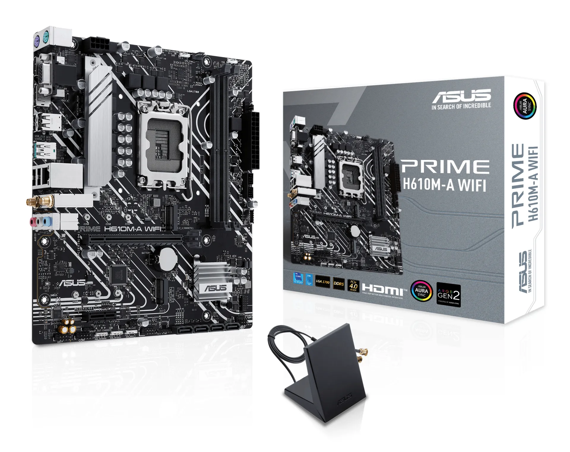 ASUS PRIME H610M-A WIFI Intel H610 LGA 1700 micro ATX ASUS PRIME H610M-A WIFI Intel H610 LGA 1700 micro ATX
