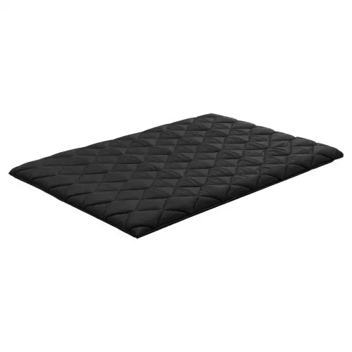 VEVOR japanische Futon-Matratze (2032 x 1372 x 89 mm), faltbare Tatami (Full Size), Bodenmatratze mit Aufbewahrungstasche & Befestigungsmaterial, 9-lagige Schlafmatte für Meditation Yoga, Schwarz – Bild 9