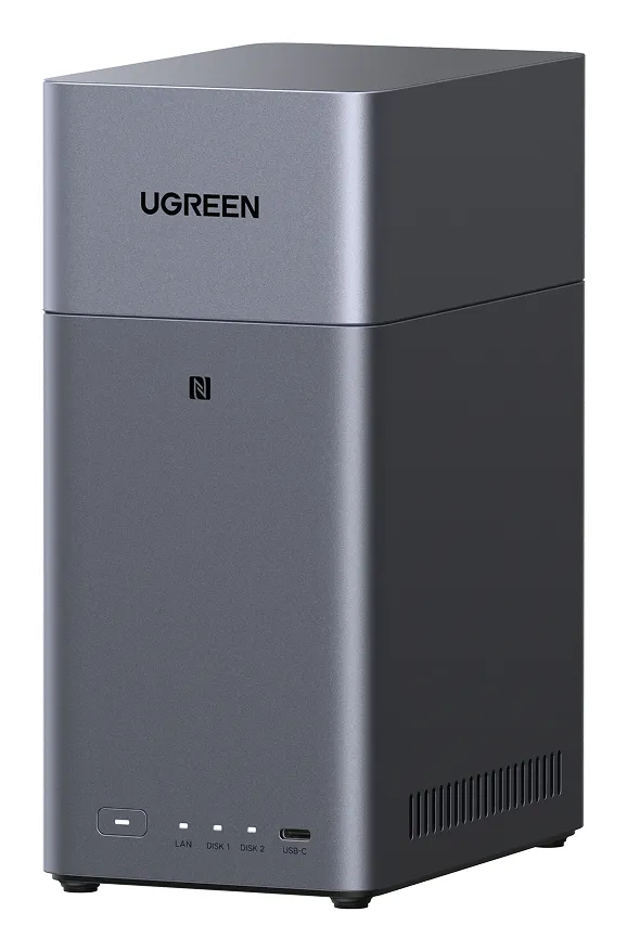 Ugreen DH2300 NAS Mini Tower 4 GB Grau Ugreen DH2300 NAS Mini Tower 4 GB Grau