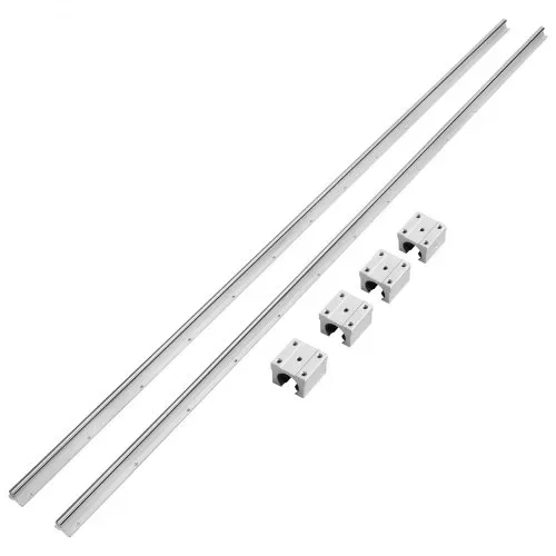 VEVOR Linearführungsschienen-Set, SBR16 200 cm, 2 Stück 200 cm SBR16 Führungsschienen und 4 Stk. SBR16UU Gleitblöcke, Linearschienen und Lagersatz für automatisierte Maschinen, DIY-Projek – Bild 9