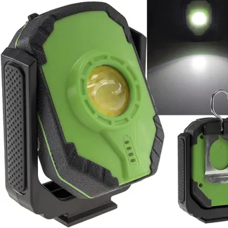 LED Akku-Arbeitsleuchte „CAL COB 500“ LiIon Akku, Magnethalter, 15W, 1000lm LED Akku-Arbeitsleuchte „CAL COB 500“ LiIon Akku, Magnethalter, 15W, 1000lm