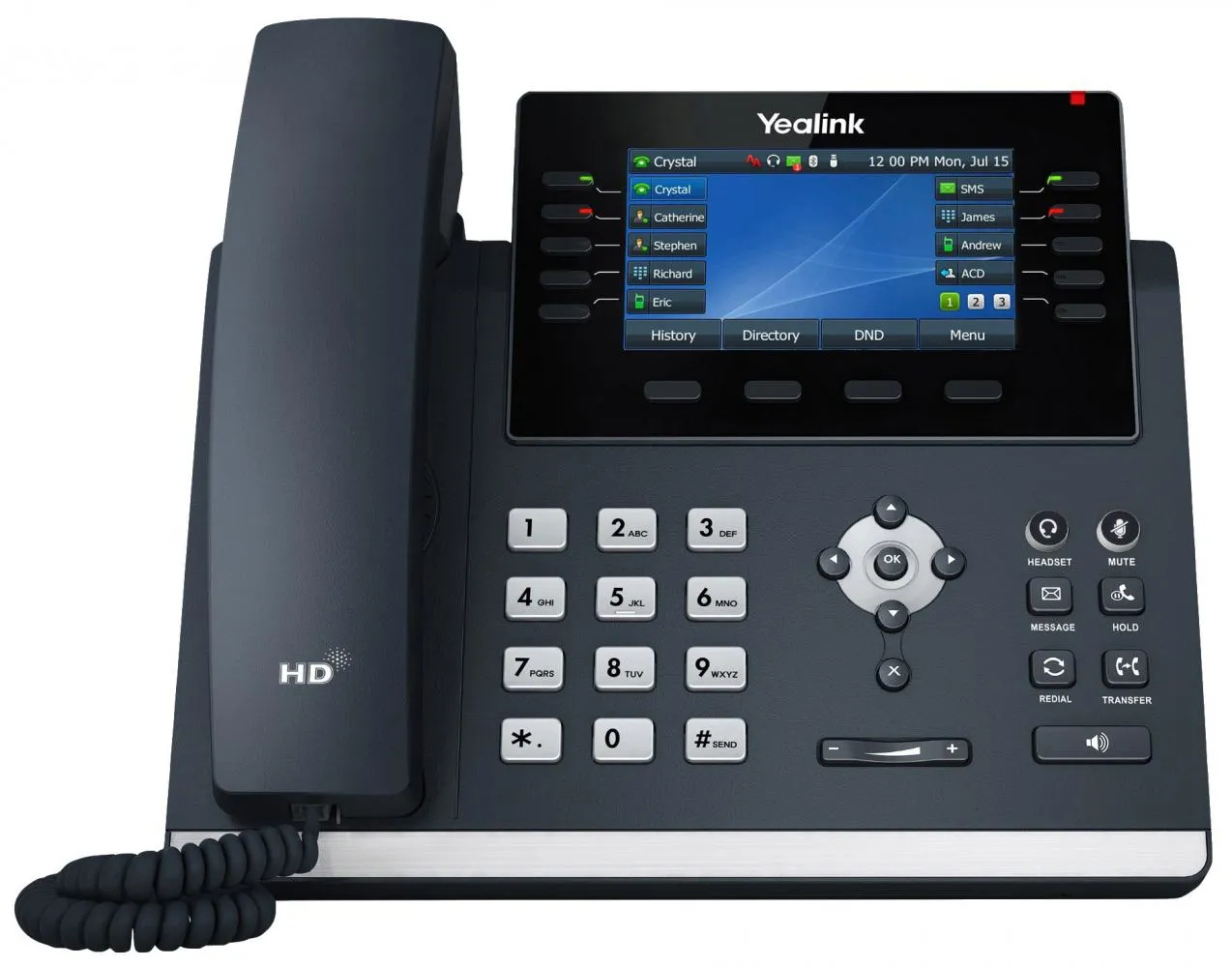 Yealink SIP-T46U IP-Telefon Grau LCD WLAN – Bild 3