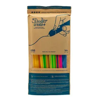 3Doodler Filament / Start+ / 250 / neonrot, neonorange, neongrün, neongelb, neonpink / „Neon Glow Bulk Bag“ 3Doodler Filament / Start+ / 250 / neonrot, neonorange, neongrün, neongelb, neonpink / „Neon Glow Bulk Bag“