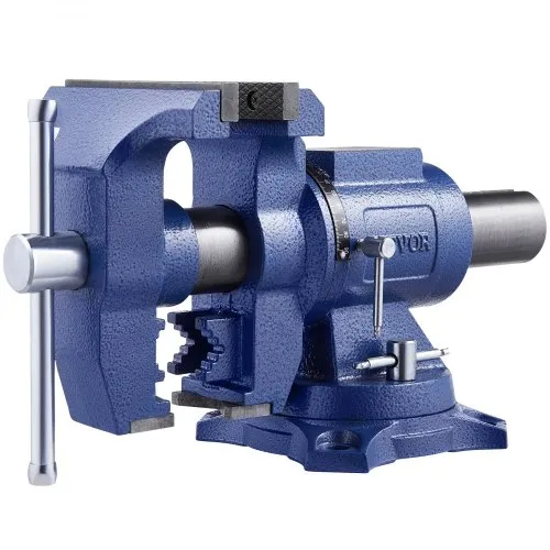 VEVOR Hochleistungs-Schraubstock, 165 mm Backenbreite, 125 mm max. Backenöffnung, Mehrzweck-Schraubstock aus Sphäroguss mit Amboss, 360° schwenkbarer Basiskopf, 75 mm Ausladung, 24,98 kN Klemmkraft VEVOR Hochleistungs-Schraubstock, 165 mm Backenbreite, 125 mm max. Backenöffnung, Mehrzweck-Schraubstock aus Sphäroguss mit Amboss, 360° schwenkbarer Basiskopf, 75 mm Ausladung, 24,98 kN Klemmkraft