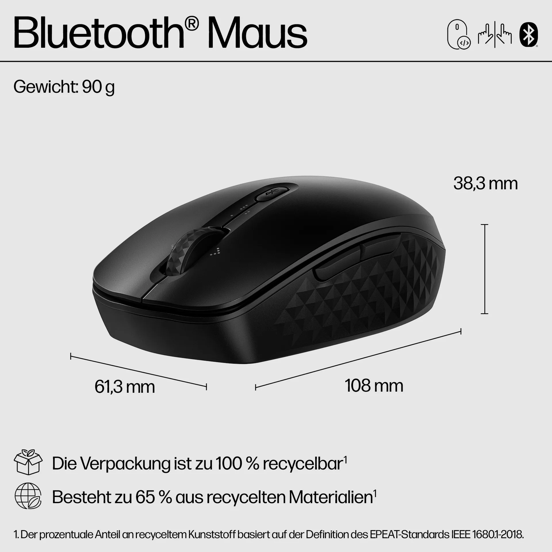 HP 425 Programmierbare Bluetooth-Maus – Bild 2