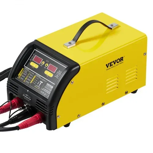 VEVOR Dual Ausbeulspotter Deluxe AL/Fe Dellenreparatur-Set, 5-kW-Schweißgerät mit automatischem/manuellem Schweißen & 10 Modi, Punktschweißgerät für die Reparatur von Autoteilen aus Stahl & Aluminium – Bild 9