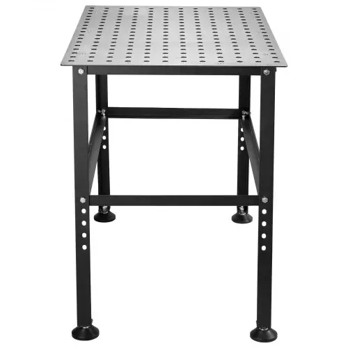 VEVOR Schweißtisch 914,4x609,4x784,8mm, Montagetisch mit einer Tragkraft von 362kg, Werkbank mit 16mm Befestigungslöchern & rutschfesten Fußpolstern für Schweißmontage- & Reparaturarbeiten – Bild 9