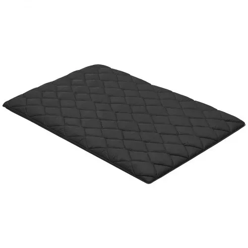 VEVOR japanische Futon-Matratze (2032 x 1372 x 89 mm), faltbare Tatami (Full Size), Bodenmatratze mit Aufbewahrungstasche & Befestigungsmaterial, 9-lagige Schlafmatte für Meditation Yoga, Schwarz – Bild 8