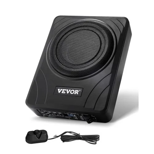VEVOR Untersitz Auto Subwoofer 300 W schlanker Auto Subwoofer mit Stromversorgung, Subsystem mit eingebautem Verstärker, Hoch-/Niedrigpegel-Eingang und Lautstärkeregler für SUVs Lkws Wohnmobile VEVOR Untersitz Auto Subwoofer 300 W schlanker Auto Subwoofer mit Stromversorgung, Subsystem mit eingebautem Verstärker, Hoch-/Niedrigpegel-Eingang und Lautstärkeregler für SUVs Lkws Wohnmobile