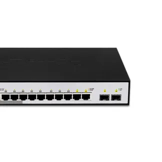 D-Link DGS-1210-10 Managed L2 Gigabit Ethernet (10/100/1000) 1U Schwarz, Grau D-Link DGS-1210-10 Managed L2 Gigabit Ethernet (10/100/1000) 1U Schwarz, Grau