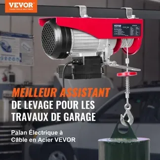 VEVOR 230V Elektrische Seilwinde 500kg bis 1000kg Hubhöhe 12m Seilzug Motorwinde 1600W Motor Flaschenzug 10m/min Hubgeschwindigkeit Hebezug mit Kabelloser Fernbedienung Seilhebezug Kettenzug VEVOR 230V Elektrische Seilwinde 500kg bis 1000kg Hubhöhe 12m Seilzug Motorwinde 1600W Motor Flaschenzug 10m/min Hubgeschwindigkeit Hebezug mit Kabelloser Fernbedienung Seilhebezug Kettenzug