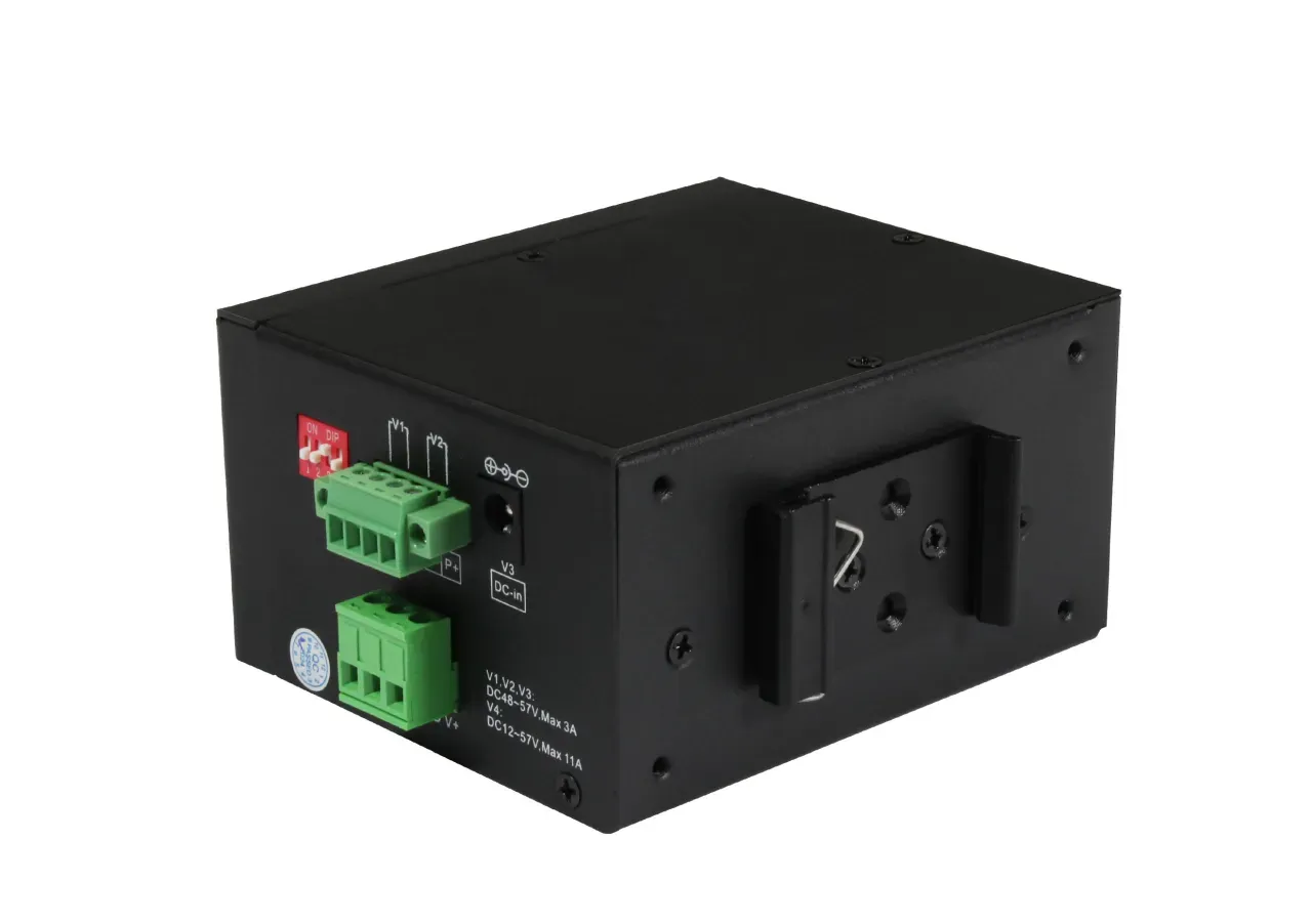 ALLNET Medienkonverter Industrial PoE (15,4W/30W/60W/90W) 10G-BASE-SX/-LX Single-/ Multimode SFP+ to RJ45 MultiG • Power-Booster 12~57VDC • DIN • ALL-MCI2011P-60W – Bild 5