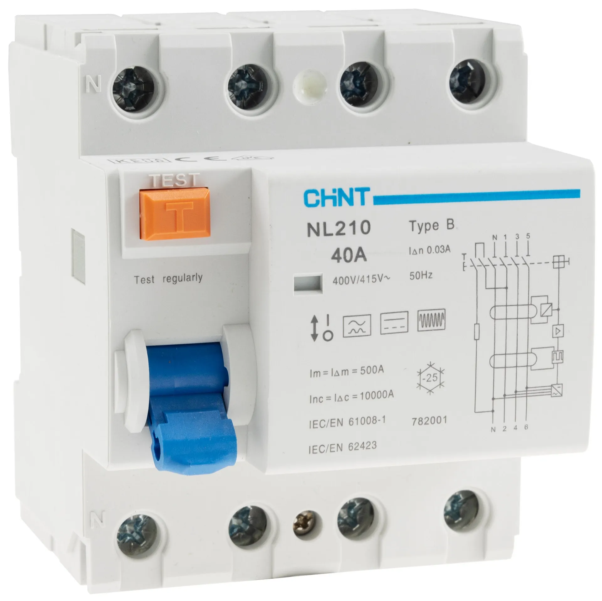 FI Fehlerstrom-Schutzschalter 30mA 40A, 4-polig # allstromsenstiv # FI Fehlerstrom-Schutzschalter 30mA 40A, 4-polig # allstromsenstiv #