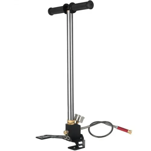 VEVOR Dreistufige Hochdruckluftpumpe 4500psi, Handpumpe Tragbare 30MPa, Luftpumpe Hochdruck Fahrradpumpe Luftpumpe für E-Bike Mountainbike Rennrad Komplettes Zubehör – Bild 8