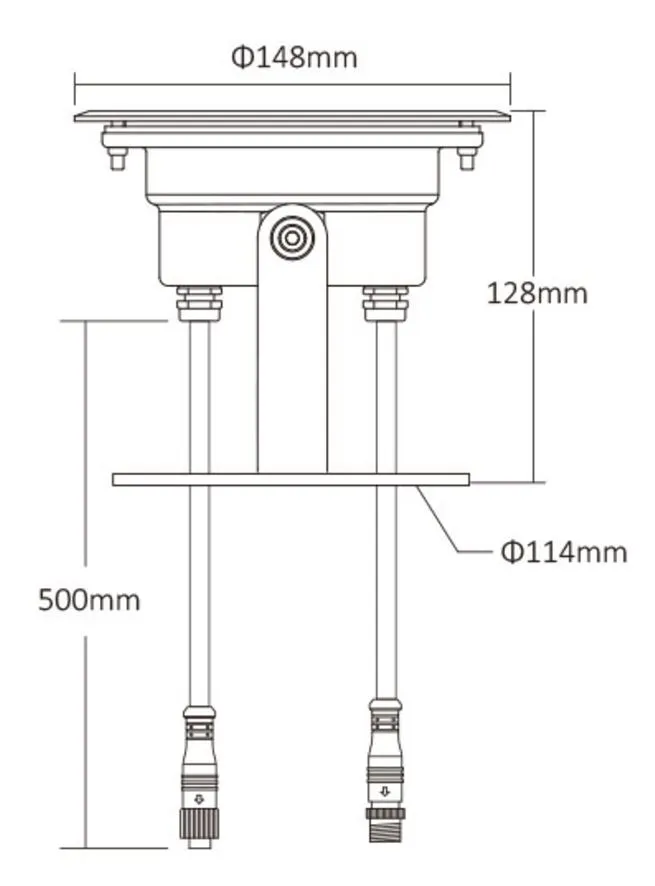 MiBoxer UW4-09A-XL LED DMX512 Underwater Light 9W RGB+WW – Bild 4