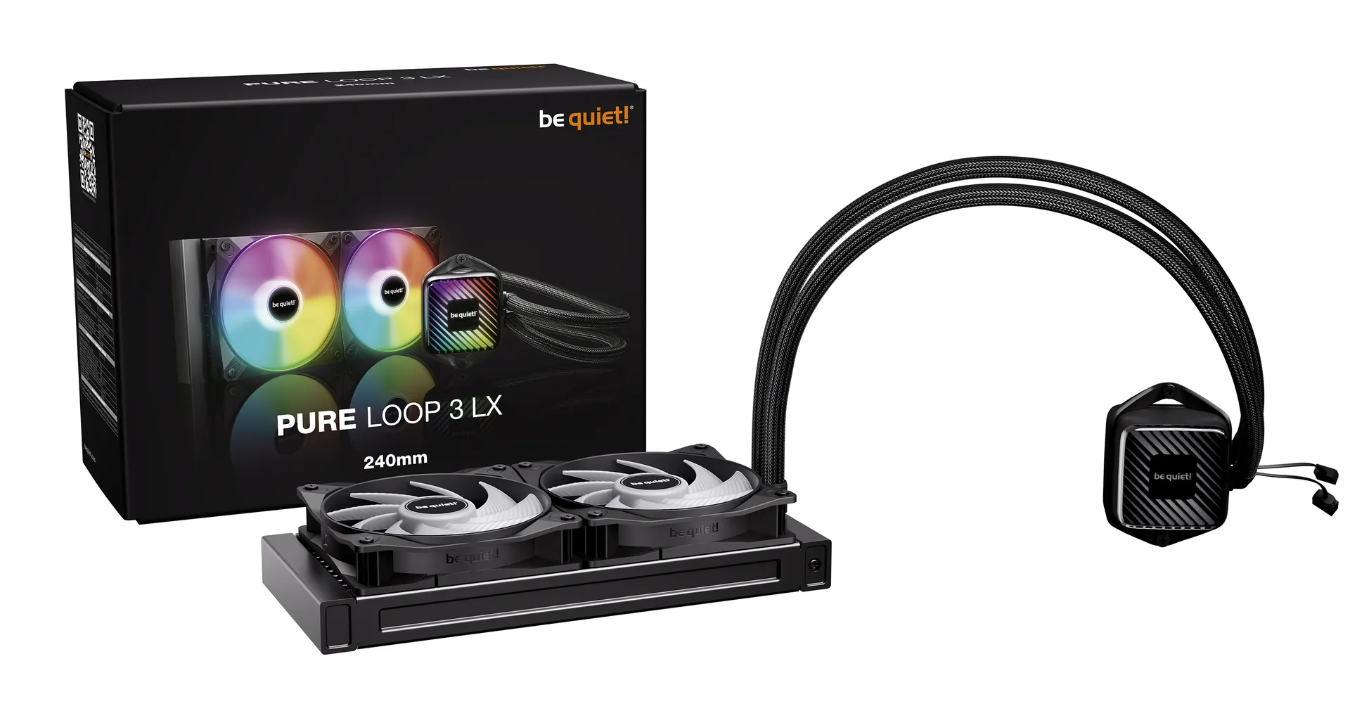 be quiet! PURE LOOP 3 LX Prozessor All-in-One-Flüssigkeitskühler 12 cm Schwarz 1 Stück(e) – Bild 2