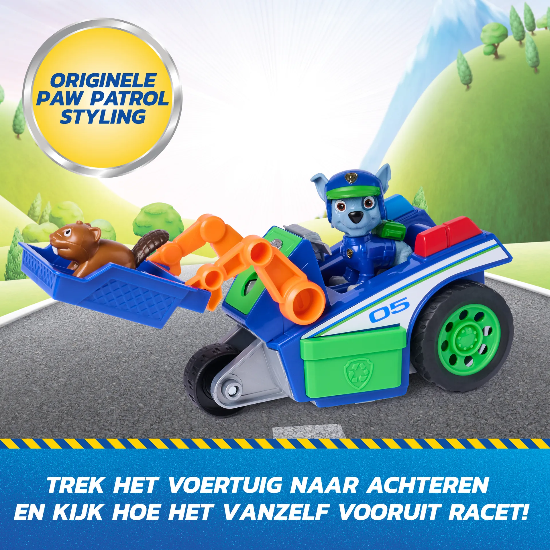 PAW Patrol - Search & Rescue: Rockys Rettungs-Fahrzeug mit 2 Figuren – Bild 3