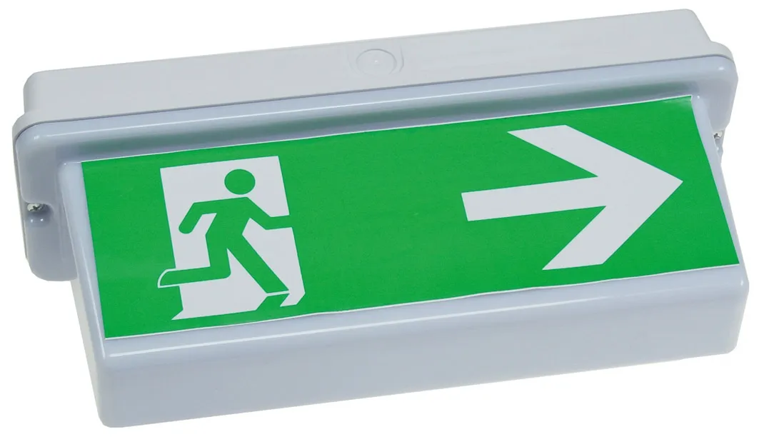 LED Fluchtwegleuchte „NL-D2“ 30 LEDs Erkennungsw. 25m, Deckenmontage, IP65 LED Fluchtwegleuchte „NL-D2“ 30 LEDs Erkennungsw. 25m, Deckenmontage, IP65