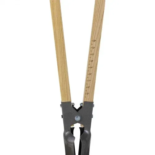 VEVOR Erdlochausheber 146cm, robuster Erdlochheber mit Holzgriff, Handbagger mit Skalenmarkierungen und Metallklinge, Pfostenlochspaten-Werkzeug zum Graben von Gartenarbeiten im Freien – Bild 9
