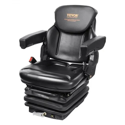 VEVOR Traktorsitz 590 x 560 x 755 mm, 0–180° Schleppersitz, Universal Traktorsitz, Traktorsitz Schleppersitz, Gabelstapler PVC 33,1 kg für die meisten mechanischen Sitze wie Gabelstapler – Bild 9