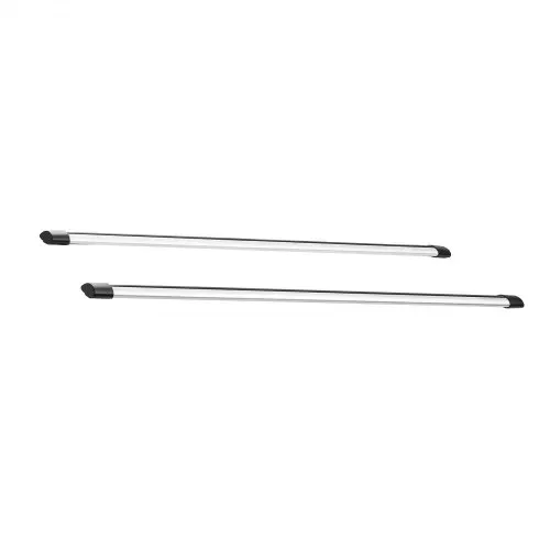 VEVOR 2 x Dachgepäckträger Dachquerträger mit 100 kg Tragkraft, 135 cm Querträger aus Aluminiumlegierung, Dachträger Ideal für Gepäck Kanus Lastenkörbe Fracht (nur Querträger, ohne Befestigungsfüße) – Bild 8