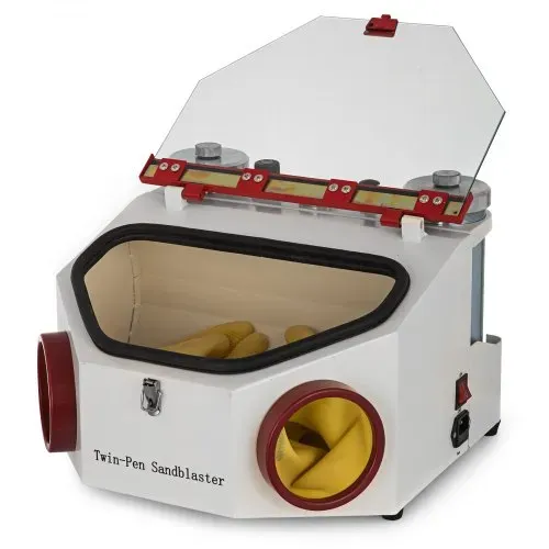 VEVOR Sandstrahlgeräte 20V 60HZ Sandstrahlmaschine 1,2 mm Düse Mobiler Sandstrahler mit Zubehör Professioneller Tragbarer Sandstrahler geeigenet zum Polieren der Oberfläche von Porzellankronen Schmuck – Bild 10