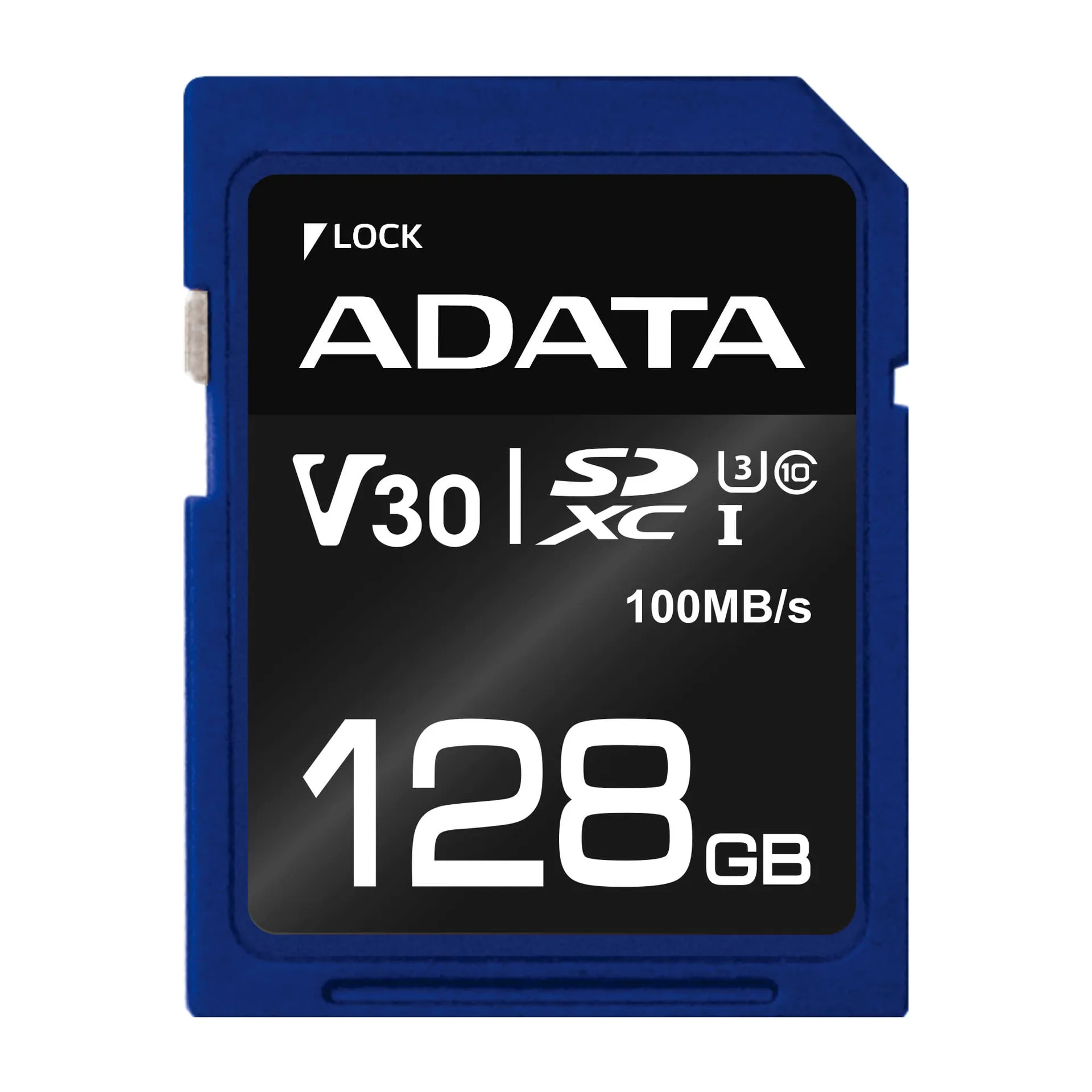 ADATA ASDX128GUI3V30S-R Speicherkarte 128 GB SDXC UHS-I Klasse 10 ADATA ASDX128GUI3V30S-R Speicherkarte 128 GB SDXC UHS-I Klasse 10