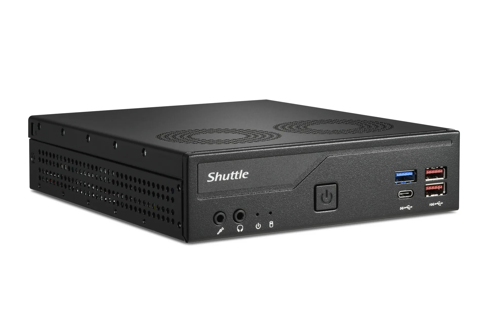 Shuttle Slim PC DH770 , S1700, 2x HDMI, 2x DP , 2x 2.5G LAN, 2x COM, 8x USB, 1x 2.5", 2x M.2, 24/7 Dauerbetrieb, inkl. VESA – Bild 3
