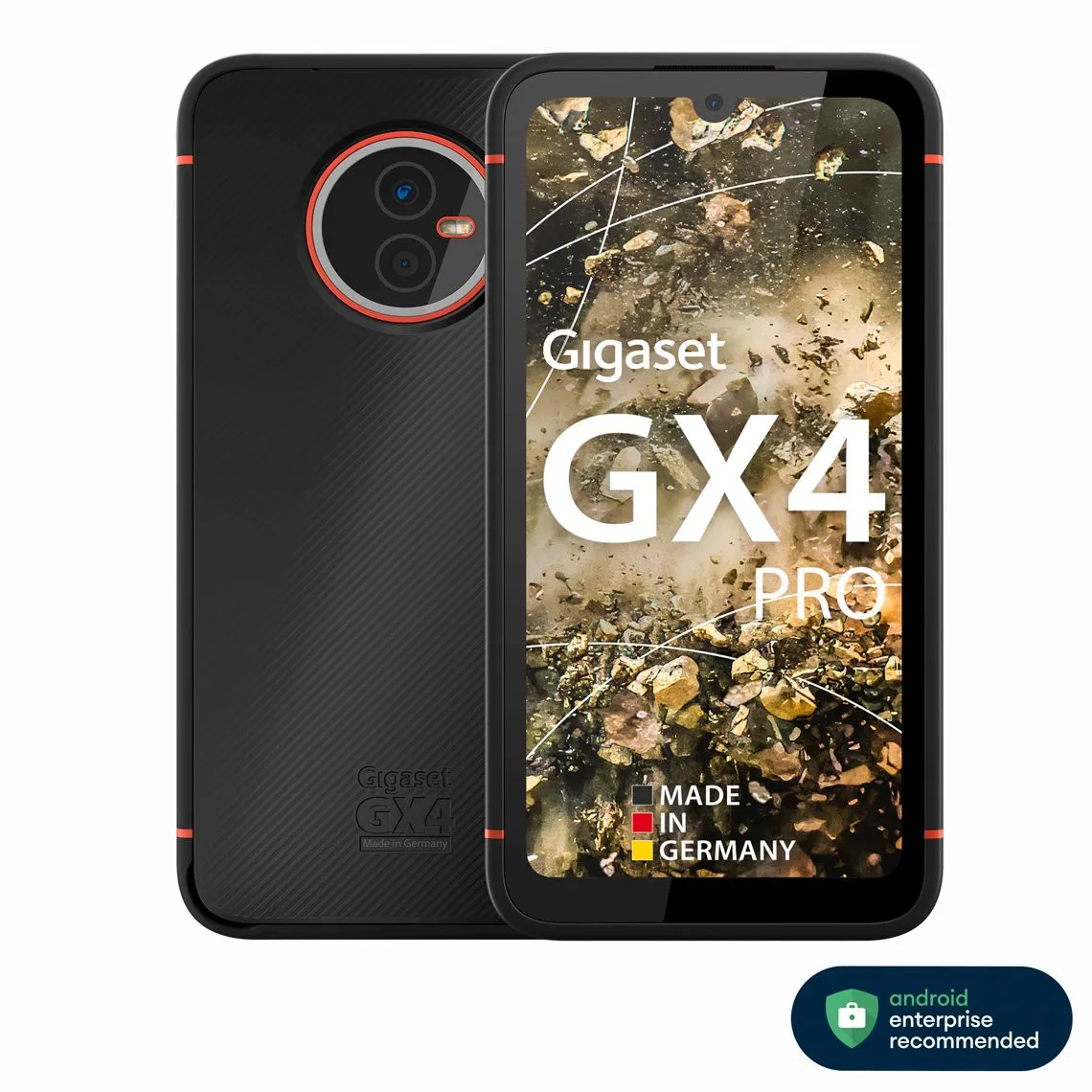 Gigaset GX4 PRO, schwarz / IP68 / Android Enterprise / Dual-Cam 48MP + 8MP – Bild 3