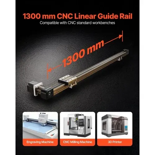 VEVOR Linearführung, Linearantrieb, CNC-Linearbewegungs-Tischantrieb mit Nema34-Schrittmotor, 1300 mm Hub, Hochgeschwindigkeitsmotor, für Graviermaschinen, CNC-Fräsmaschinen & 3D-Drucker VEVOR Linearführung, Linearantrieb, CNC-Linearbewegungs-Tischantrieb mit Nema34-Schrittmotor, 1300 mm Hub, Hochgeschwindigkeitsmotor, für Graviermaschinen, CNC-Fräsmaschinen & 3D-Drucker