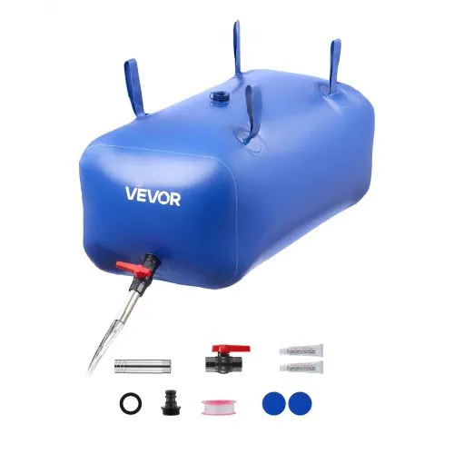 VEVOR Wasserspeicherblase, 113 L PVC-Weichwasserbeutel, Wasserspeicherbehälter, auslaufsicherer & verschleißfester Wohnmobil-Wassertank für die Bewässerung von Outdoor, Wohnmobil, LKW VEVOR Wasserspeicherblase, 113 L PVC-Weichwasserbeutel, Wasserspeicherbehälter, auslaufsicherer & verschleißfester Wohnmobil-Wassertank für die Bewässerung von Outdoor, Wohnmobil, LKW