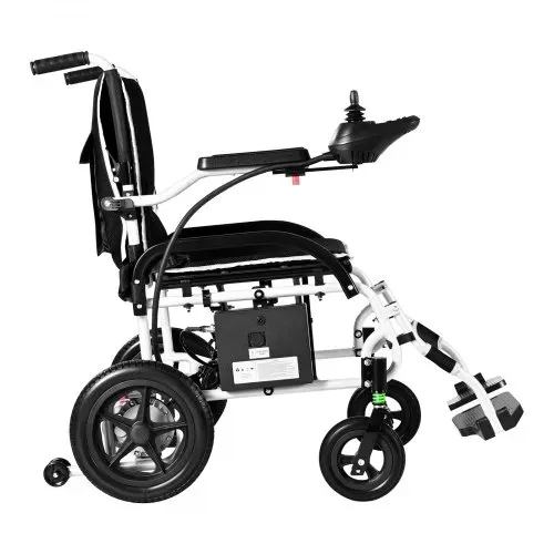 VEVOR Rollstuhl Elektrisch Faltbar, 19 km Reichweite, medizinischer Roller bis 100 kg Tragkraft, Elektrorollstuhl mit 30,5 cm Reifen, für Senioren und Behinderte, Leicht zu transportieren – Bild 9