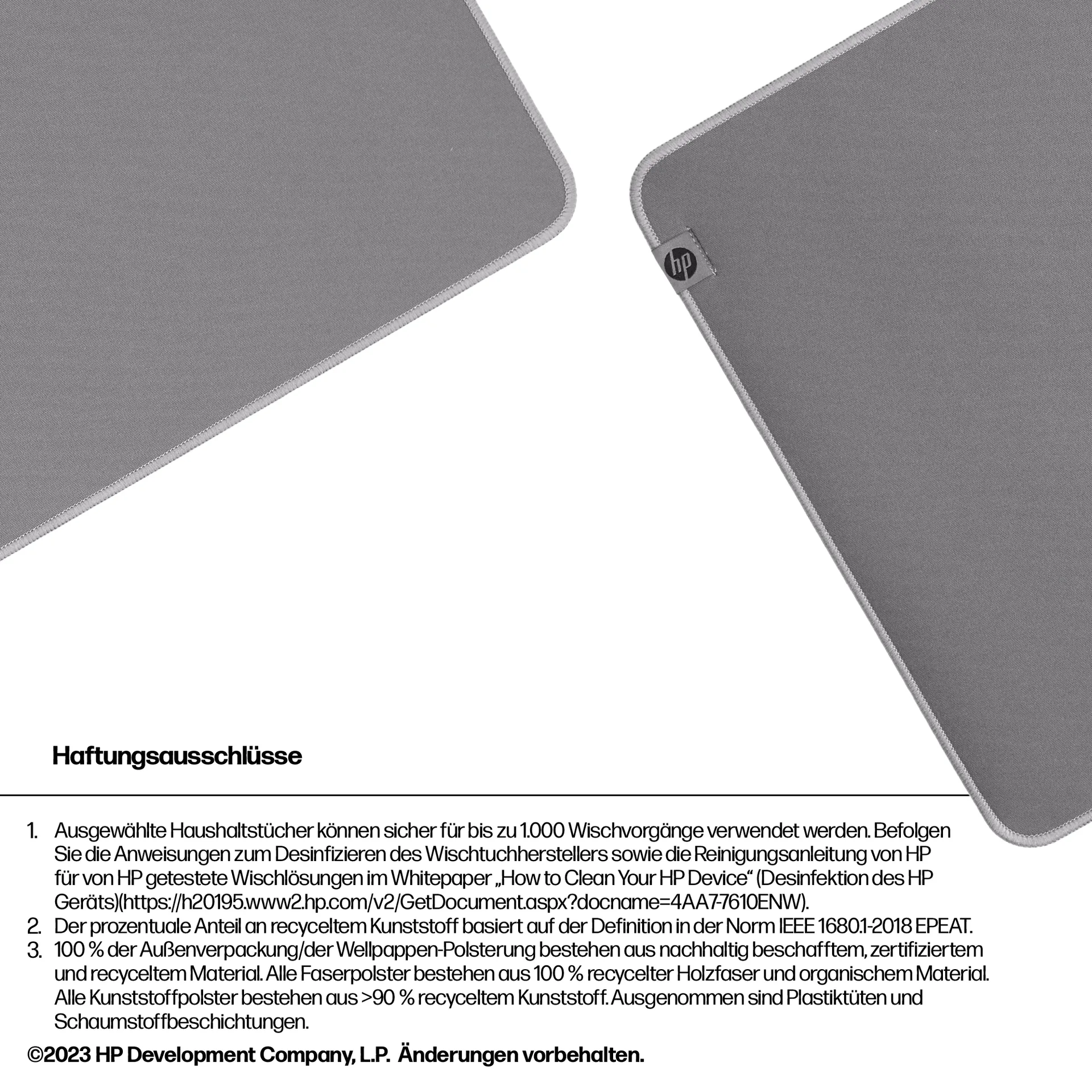 HP 200 Desinfizierbare Schreibtischunterlage – Bild 4