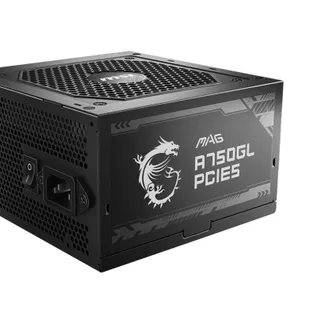 MSI MAG A750GL PCIE5 Netzteil 750 W 20+4 pin ATX ATX Schwarz MSI MAG A750GL PCIE5 Netzteil 750 W 20+4 pin ATX ATX Schwarz
