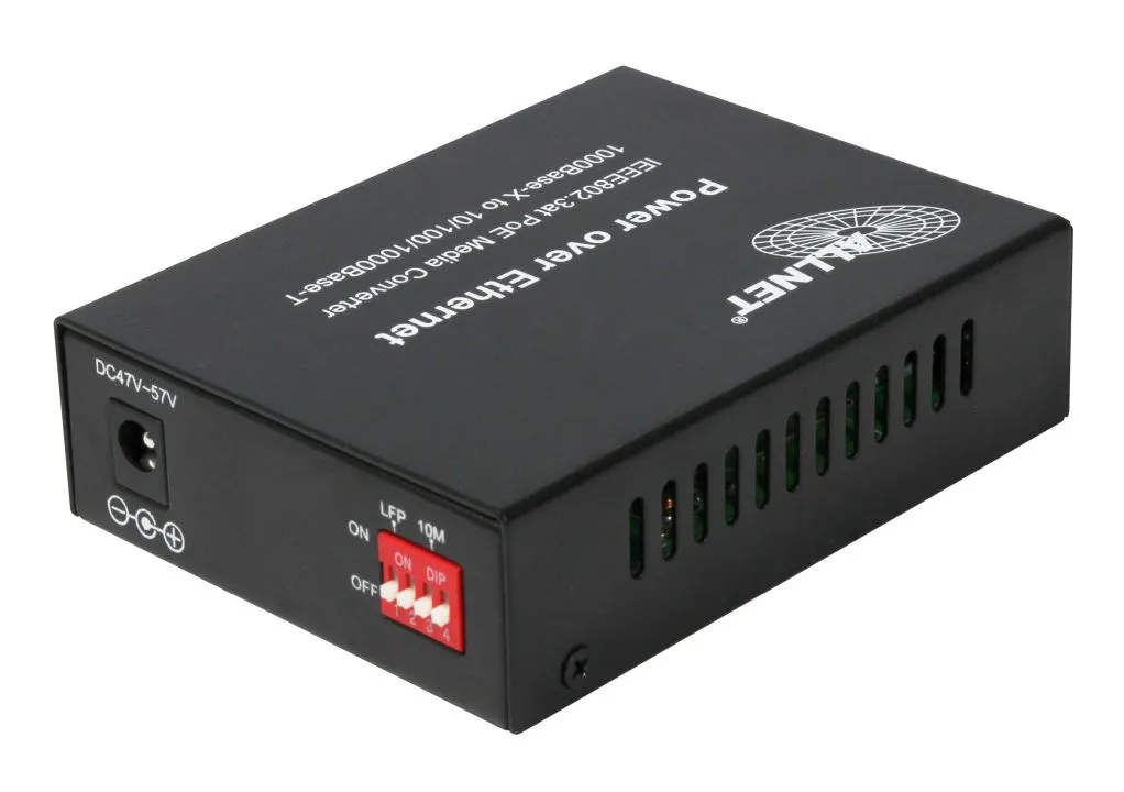 ALLNET Medienkonverter PoE (15,4W/30W) auf 1000BASE-SX/LX Single-/ Multimode SFP Mini-GBIC Anschluss "ALL-MC202P-SFP1-PoE" – Bild 2