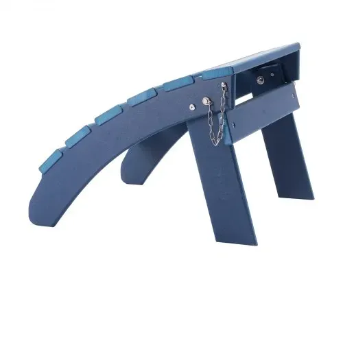 VEVOR Fußstütze für Adirondack-Stühle, 475x480x350 mm, klappbarer Adirondack-Ottomane aus HDPE-Kunststoff, Gartenstuhl, weit verbreitet für Außenbereich, Veranda, Pool, Rasen, Hinterhof, blau – Bild 10