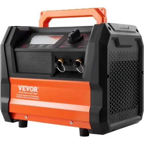 VEVOR Kältemittel-Rückgewinnungsmaschine, tragbare 1-PS-Klimaanlagen-Rückgewinnungsmaschine mit Doppelzylinder und bürstenlosem 3000-U/min-Motor, Freon-Kältemittel-Recycling-Tool für Autos, Klimaanlagen, Haushalts-HVAC – Bild 9