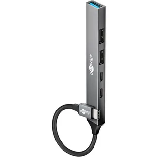 Slim 5-Port USB-Hub USB-C™ auf USB-C/USB-A USB 3.2 Gen1 Slim 5-Port USB-Hub USB-C™ auf USB-C/USB-A USB 3.2 Gen1