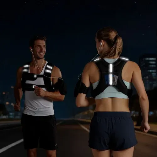 VEVOR Gewichtsweste 5,4 kg mit reflektierendem Streifen, verstellbare Schnalle, Körpergewichtsweste für Männer und Frauen, Trainingsgerät für Krafttraining Laufen Joggen Fitness Gewichtsverlust – Bild 7