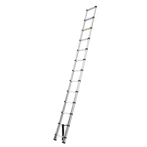 VEVOR Teleskopleiter 3740 mm, Aluminium-Klappleiter mit Einhand-Einzug, Mehrzweckleiter, belastbar bis 150 kg, Stehleiter, Haushaltsleiter, Außenleiter, für Haus, Garten & Dachboden – Bild 10