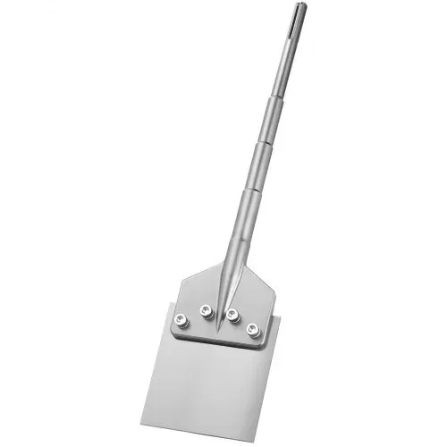 VEVOR Spachtelmeißel 63x15 cm, Flachmeißel mit SDS Max Schaft, Kompatibel mit Bohrhämmern, Wärmebehandelter 40Cr-Legierungsstahl, Bodenschaber zum Entfernen von Laminatböden, Fliesen & Mörtel – Bild 8