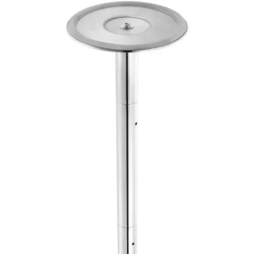VEVOR Professionelle Tanzstange, Pole Dance Tragbare Tanzstange Profi ca. 210,5–278,4 cm Höhenverstellbare Abnehmbare Fitnessstange Spinning Fitness Silber, Tanzstange Fitnessstudios, Club, Party – Bild 10