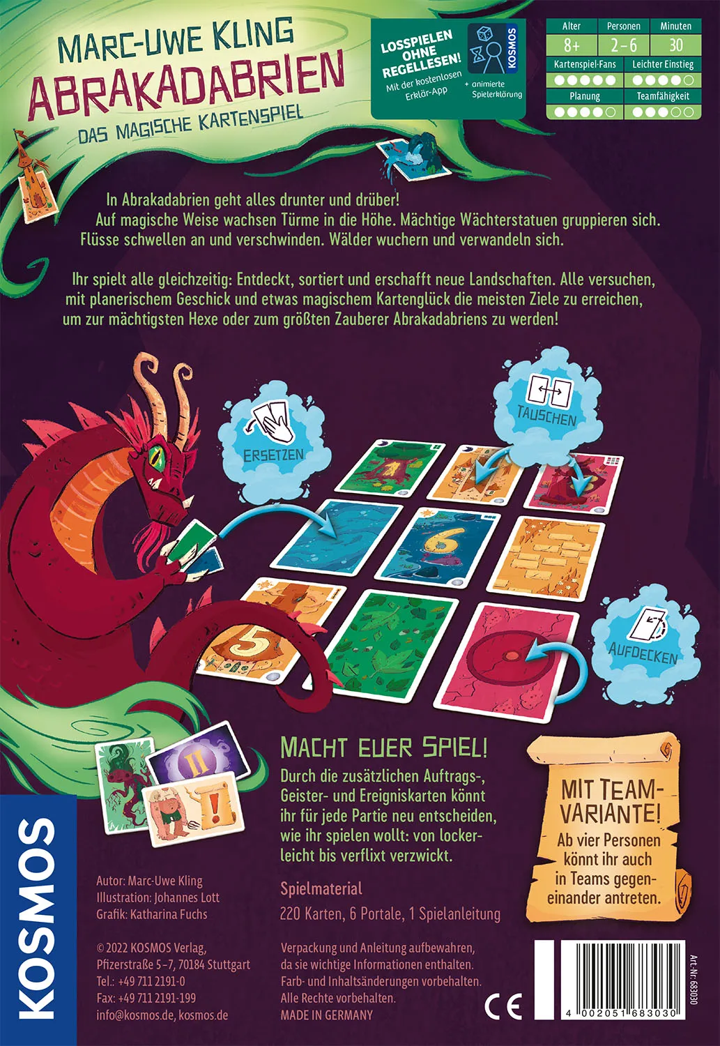 Kosmos Abrakadabrien Das magische Kartenspiel – Bild 2