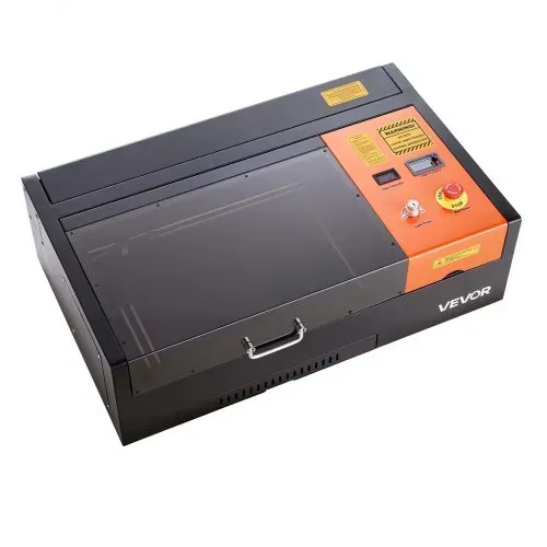 VEVOR Lasergravierer CO2 45W, 300x200 mm, Tisch-CO2-Lasergravurmaschine mit Drehachse, Luftunterstützung, kompatibel mit LightBurn, CorelDRAW und GRBL, für Holz, Acryl & Glas – Bild 10