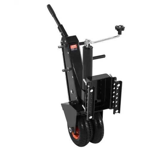 VEVOR Anhängerwagen Rangierhilfe, 227 kg Stützlast, 330–590 mm Höhe, 22,8 cm pneumatischer Gummireifen, manueller oder elektrischer Schlüsselantrieb, zum Bewegen von Wohnmobilanhängern – Bild 9